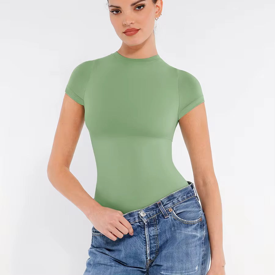 Half sleeve summer bodysuit