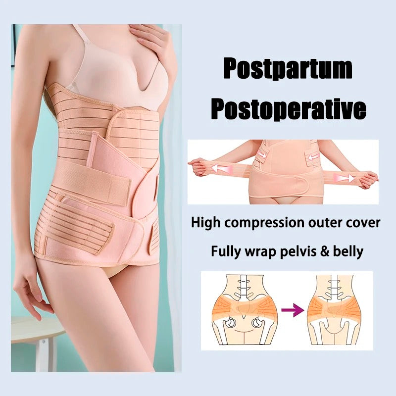 Postpartum belt recovery wrap