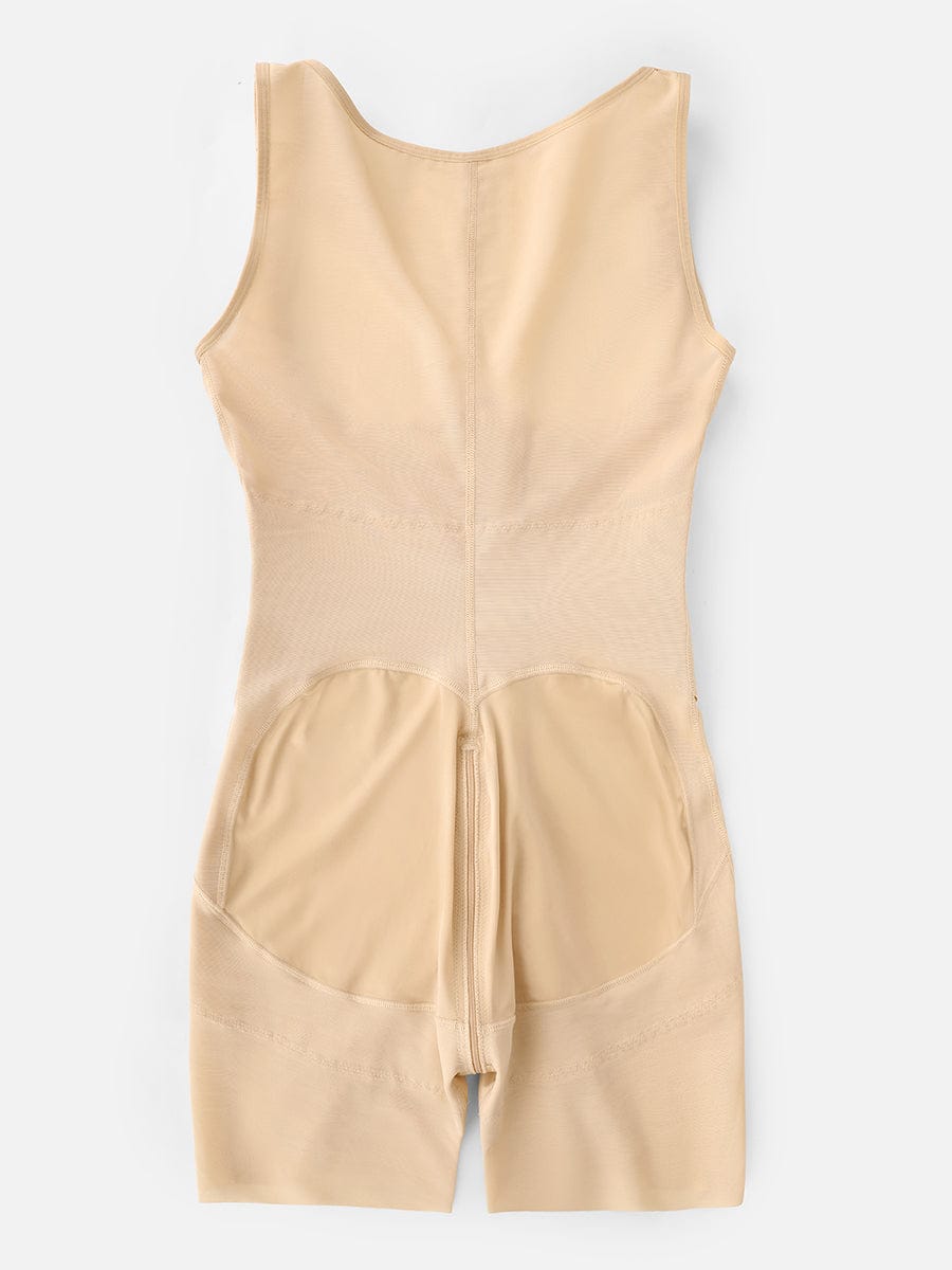 U-Shaped Chest Support Waist Control Peach Butt Post Surgery Full Body Shapewear