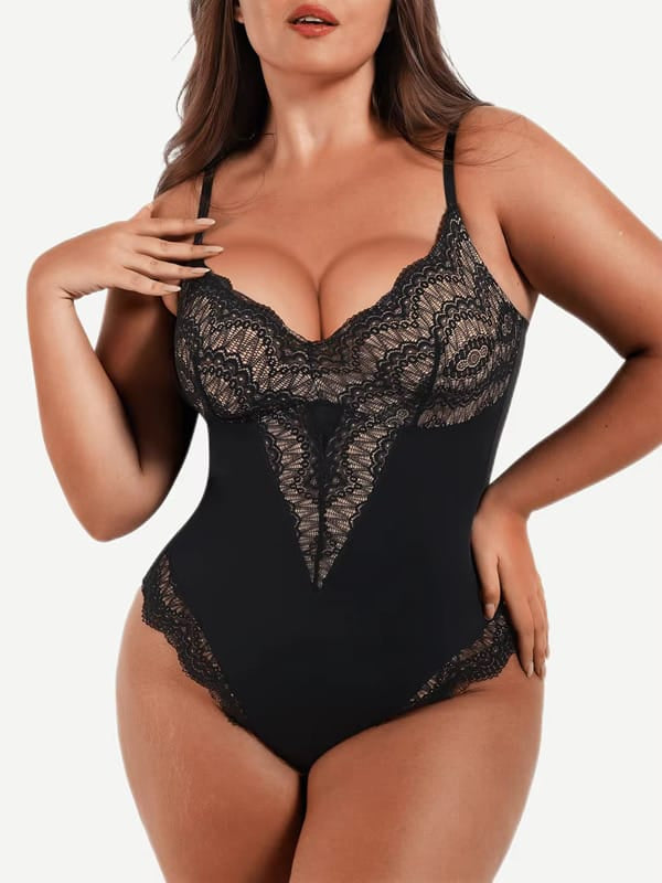 Sculpting Lace Shapewear Bodysuit