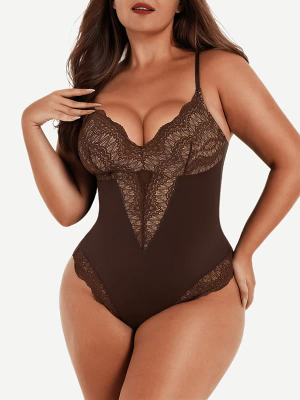 Sculpting Lace Shapewear Bodysuit