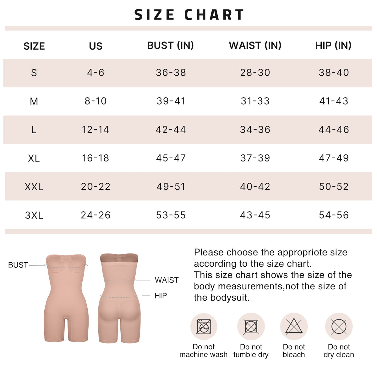 11:33 Strapless Sculpting Shapewear Bodysuit